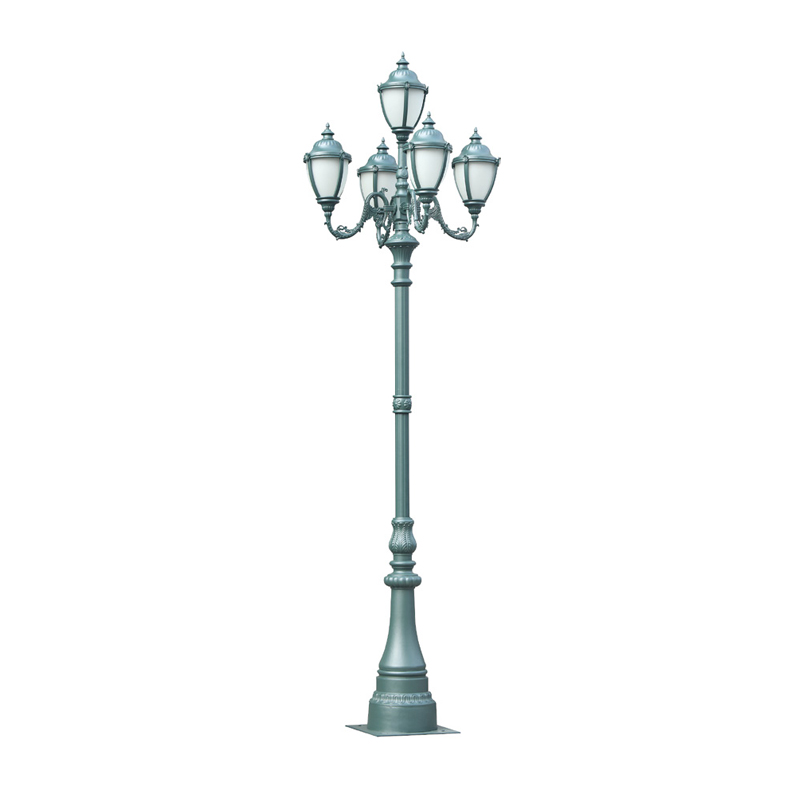 DDK-ZH-0401 Tiang Lampu Taman Retro Dekoratif Tinggi 3 hingga 6M