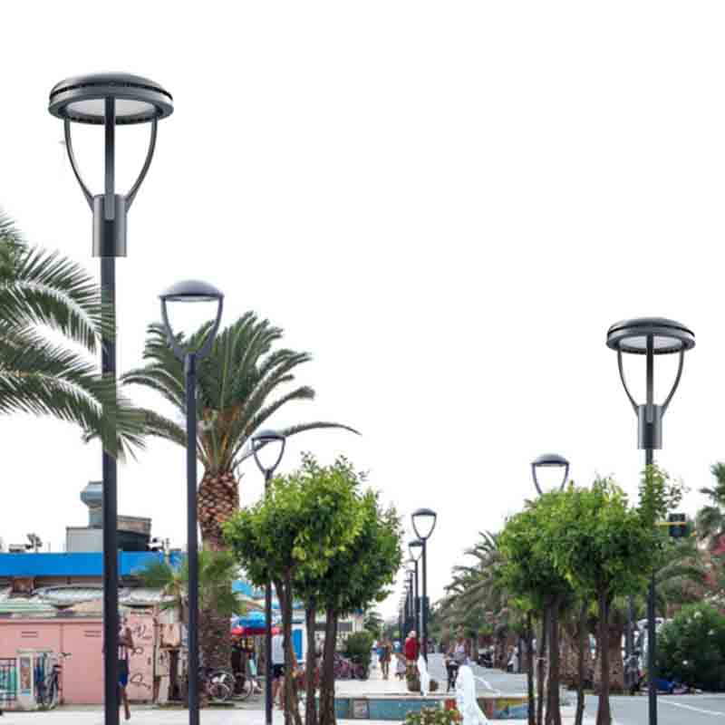 DY2107 Lampu Taman Lampu Lanskap Luar Ruangan dengan Tiga Penopang