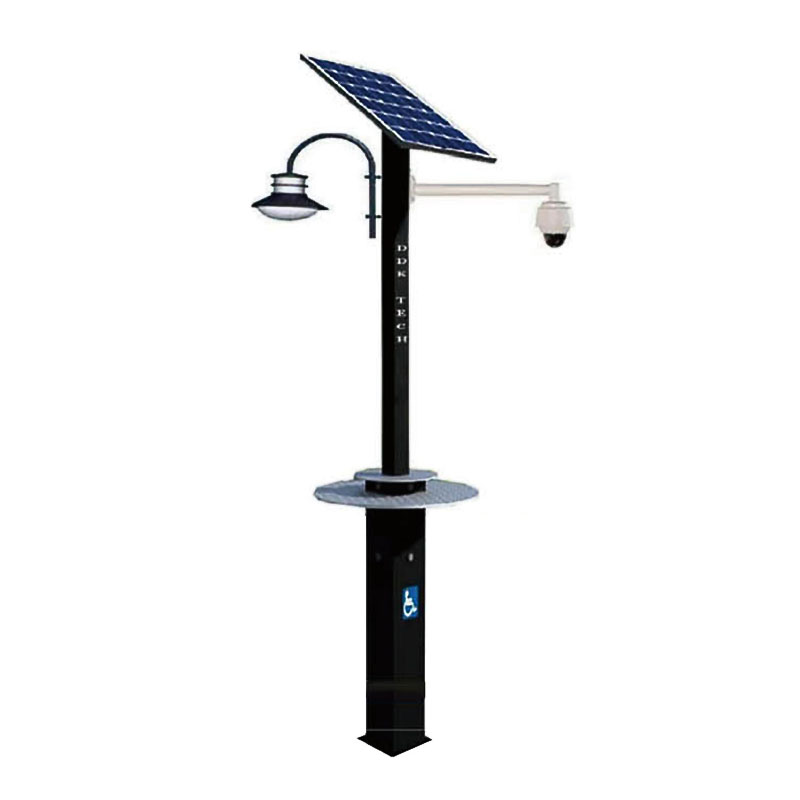 Stasiun Pengisian Tenaga Surya Khusus DDK-GB2000 dengan CCTV dan Lampu