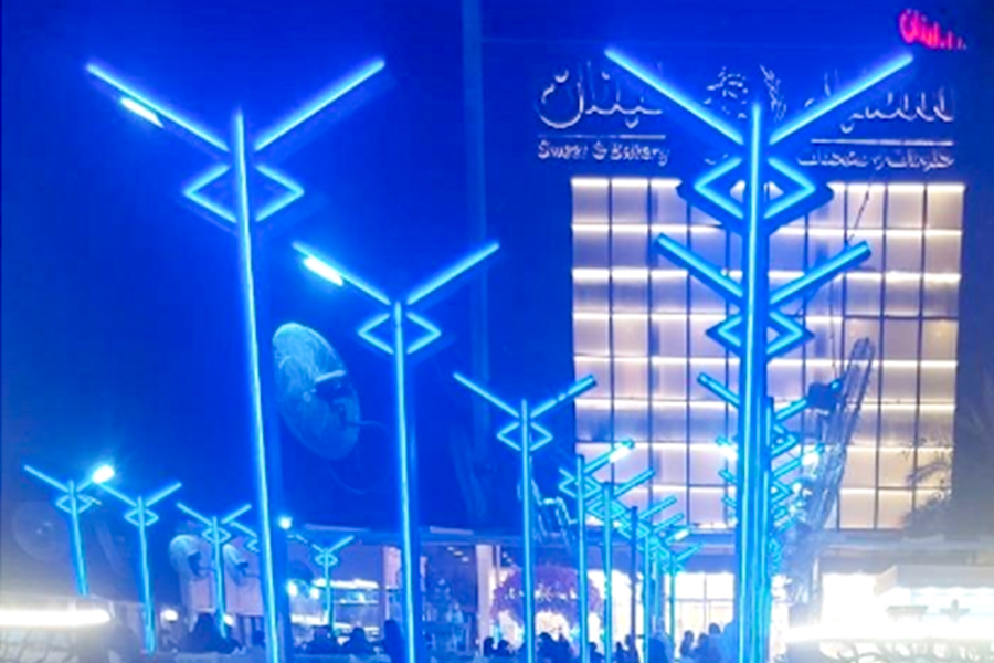Tiang Lampu Profil Irak-Aluminium