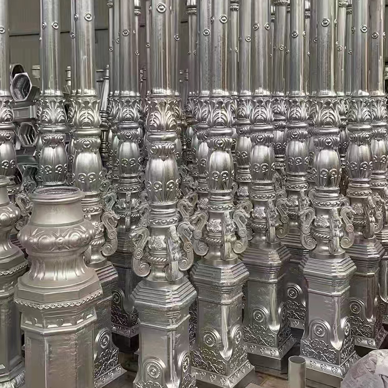 Penutup Dasar Aluminium DDK-1501 untuk Tiang Lampu Hias